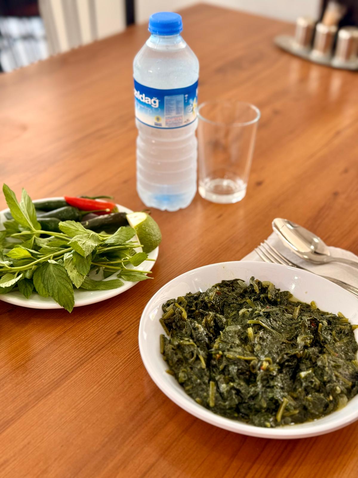 Zeytinyağlı Ispanak Borani